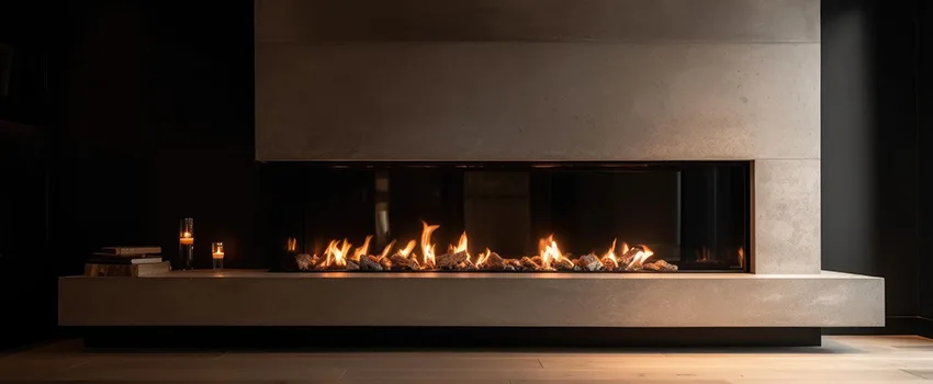 Gas Fireplace Ember Bed Design Services in Rochester Hills, Michigan