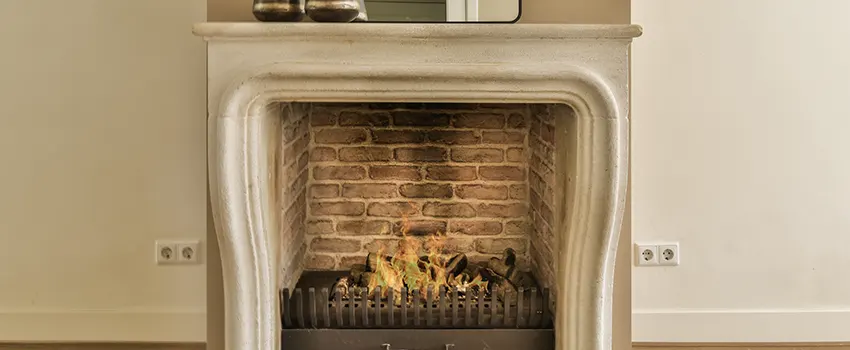 Vintage-style Fireplace Redesign in Rochester Hills, Michigan