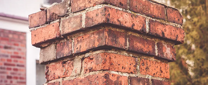 Cracked Chimney Bricks Repair Cost in Rochester Hills, Michigan