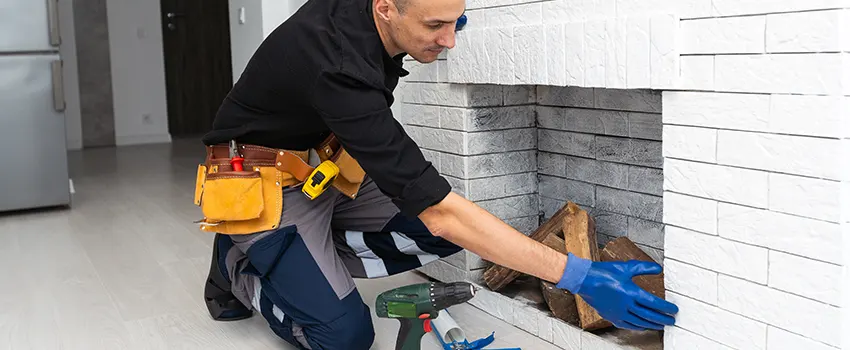 Fireplace Damaged Damper Frame Repair Services in Rochester Hills, Michigan